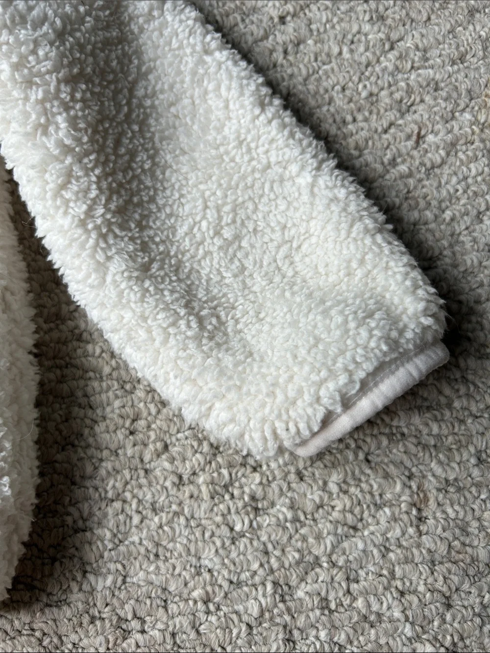 Cozy Cream Teddy Fleece Hooded Jacket
